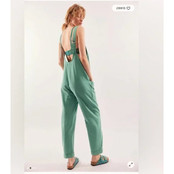 Free People We The Free High Roller Jumpsuit Large NEW - Picture 2 of 4